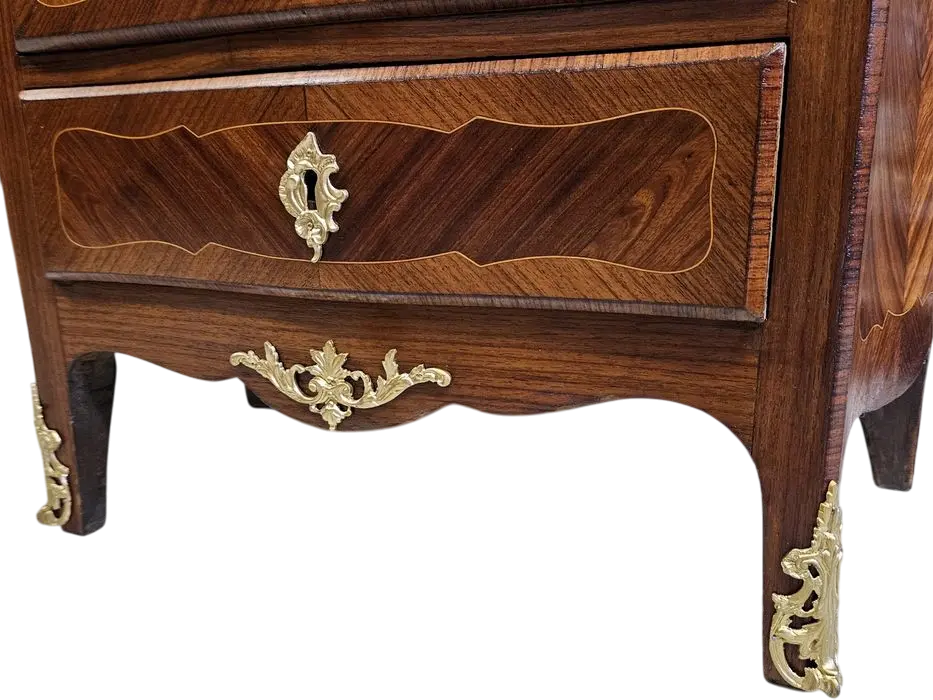 Zdjęcie Sekretera Inkrustrowana. ok 1925r po renowacji | Mahoń, Marmur 8