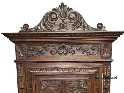 Miniaturka 2 - Bieliźniarka Bretońska. ok 1900r po renowacji | Głęboko Rzeźbiona