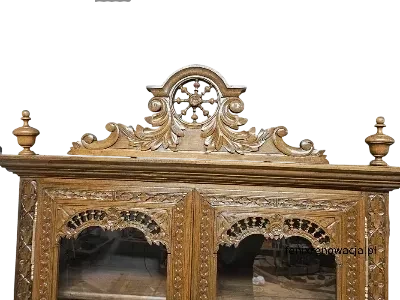 Miniaturka 5 - Biblioteka Bretońska. ok 1920r po renowacji | Z Półkami i Szufladą