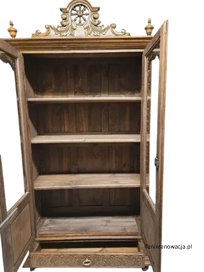 Miniaturka 8 - Biblioteka Bretońska. ok 1920r po renowacji | Z Półkami i Szufladą