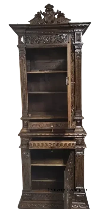 Miniaturka 2 - Kabinet Renesansowy. ok 1820 r. po renowacji | Bogato Rzeźbiony, Włoski 