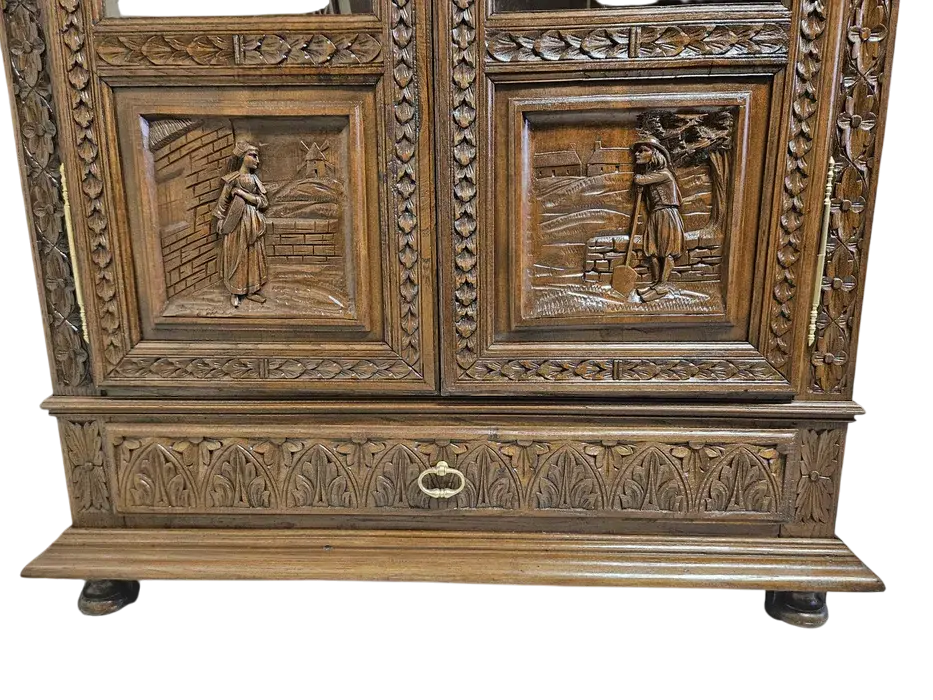 Zdjęcie Biblioteka Bretońska. ok 1920r po renowacji | Z Półkami i Szufladą 6