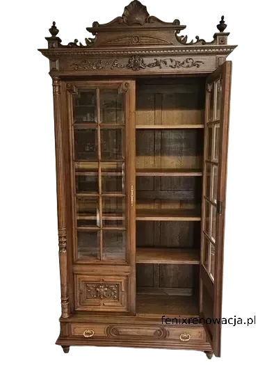 Miniaturka 4 - Biblioteka Eklektyczna. ok 1930r po renowacji| Dąb i Orzech 