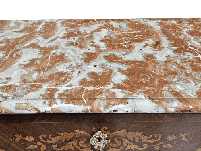 Zdjęcie Sekretera Inkrustrowana. ok 1925r po renowacji | Mahoń, Markieteria 8