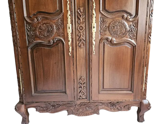 Zdjęcie Szafa Ludwikowska po renowacji | Mahoń, Rozkładana  5