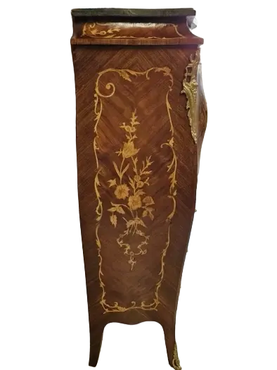 Zdjęcie Sekretera Inkrustrowana. ok 1920r po renowacji | Mahoń, Markieteria  3