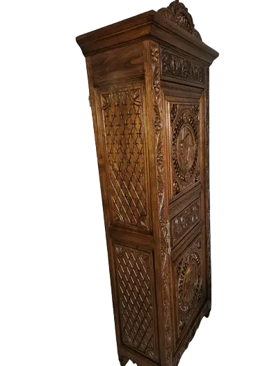 Zdjęcie Bieliźniarka Bretońska. ok 1890r po renowacji | Antyk Rzeźbiona 7