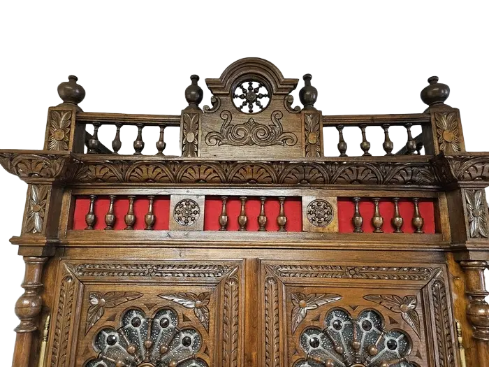 Zdjęcie Biblioteka Bretońska. ok 1870 r. po renowacji | Witraże, Dąb  7