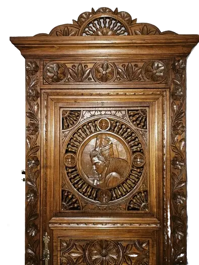 Zdjęcie Bieliźniarka Bretońska. ok 1890r po renowacji | Antyk Rzeźbiona 3