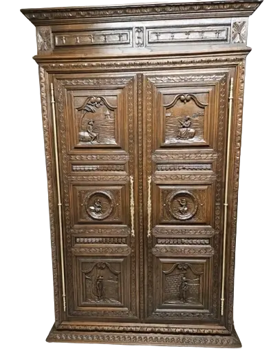 Szafa Bretońska. ok 1900r po renowacji | Głęboka Sznycerka