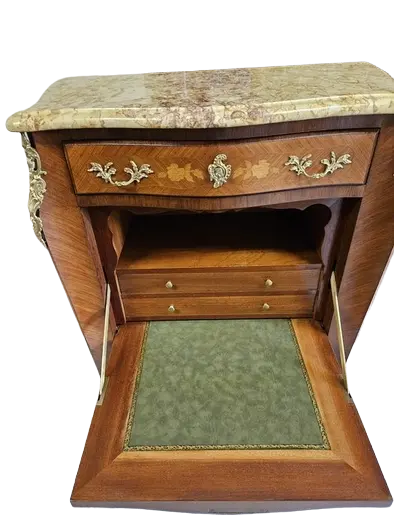 Zdjęcie Sekretera Inkrustrowana. ok 1925 po renowacji | Mahoń 6