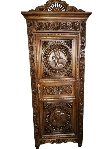 Bieliźniarka Bretońska. ok 1890r po renowacji | Antyk Rzeźbiona