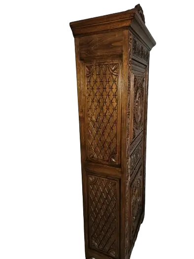 Zdjęcie Bieliźniarka Bretońska. ok 1890r po renowacji | Antyk Rzeźbiona 6