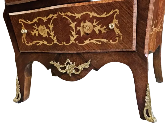 Zdjęcie Sekretera Inkrustrowana. ok 1920r po renowacji | Mahoń, Markieteria  2