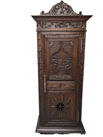 Bieliźniarka Bretońska. ok 1900r po renowacji | Głęboko Rzeźbiona