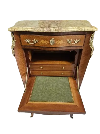 Zdjęcie Sekretera Inkrustrowana. ok 1925 po renowacji | Mahoń  8