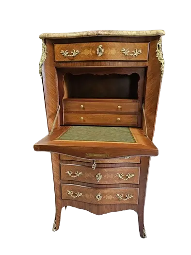 Zdjęcie Sekretera Inkrustrowana. ok 1925 po renowacji | Mahoń 7