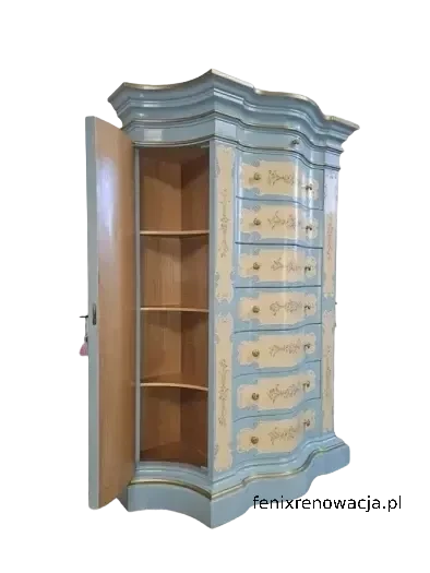 Miniaturka 4 - Komoda Szyfoniera. ok 1960r po renowacji | Ręcznie Malowana | Włoska