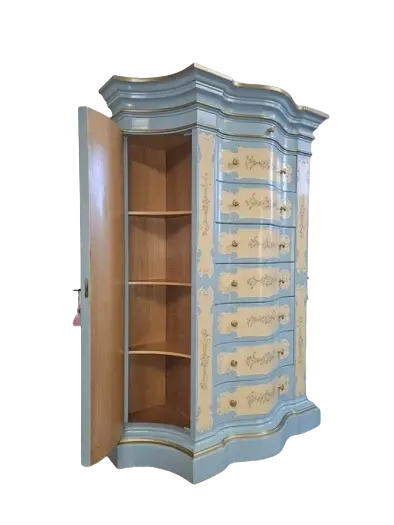 Zdjęcie Komoda Szyfoniera. ok 1960r po renowacji | Ręcznie Malowana | Włoska 4