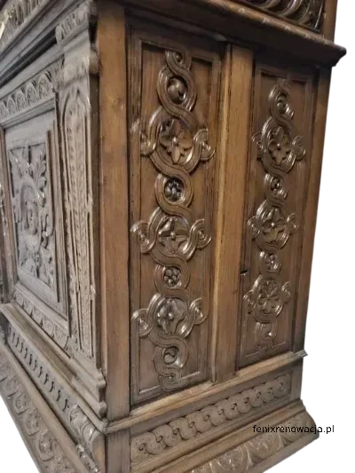 Miniaturka 8 - Kabinet Renesansowy. ok 1820 r. po renowacji | Bogato Rzeźbiony, Włoski 