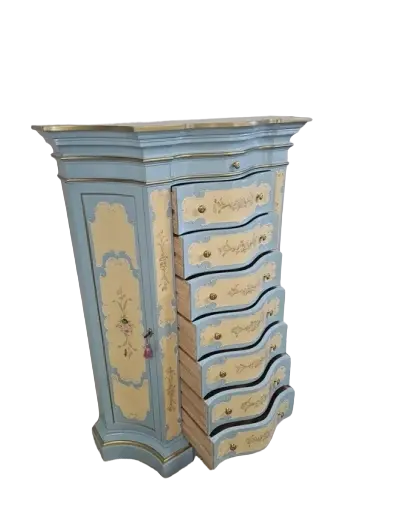 Zdjęcie Komoda Szyfoniera. ok 1960r po renowacji | Ręcznie Malowana | Włoska 6