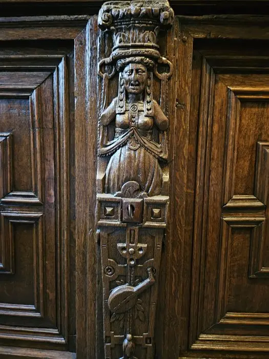 Zdjęcie Kredens Renesansowy z XVIII w. po renowacji | Unikat, Rozbieralny 7