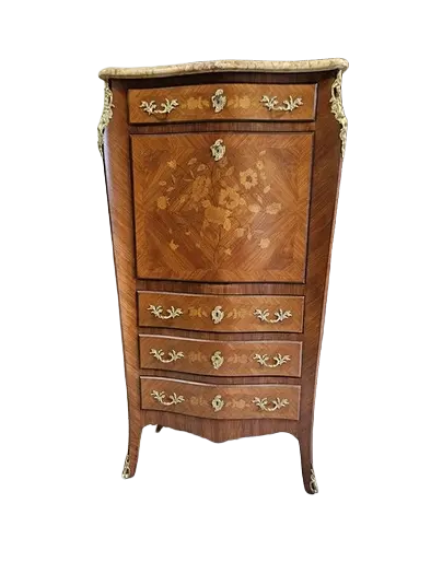 Sekretera Inkrustrowana. ok 1925 po renowacji | Mahoń 