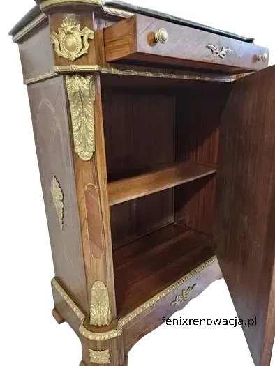 Miniaturka 5 - Komoda Napoleon III. ok 1900r po renowacji | Mahoń i Czeczota 