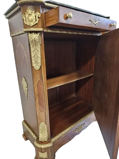 Zdjęcie Komoda Napoleon III. ok 1900r po renowacji | Mahoń i Czeczota  5