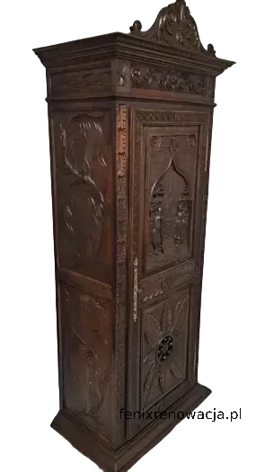 Miniaturka 6 - Bieliźniarka Bretońska. ok 1900r po renowacji | Głęboko Rzeźbiona