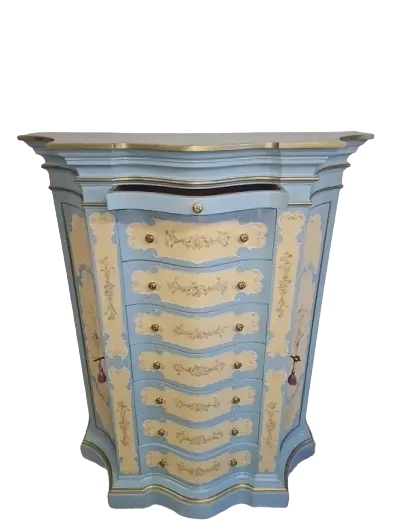 Zdjęcie Komoda Szyfoniera. ok 1960r po renowacji | Ręcznie Malowana | Włoska 2