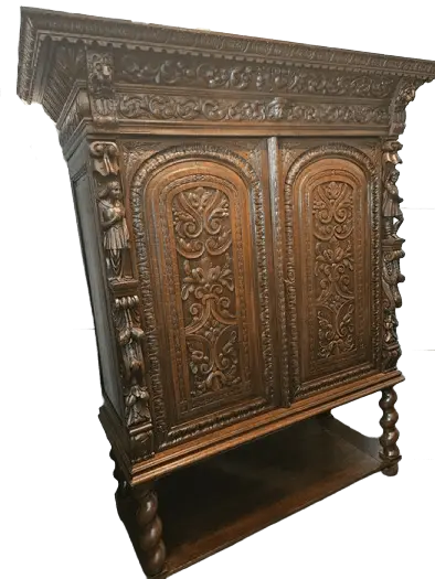 Zdjęcie Szafa Renesansowa po renowacji | Dębina, Głębokie Rzeźbienia 3