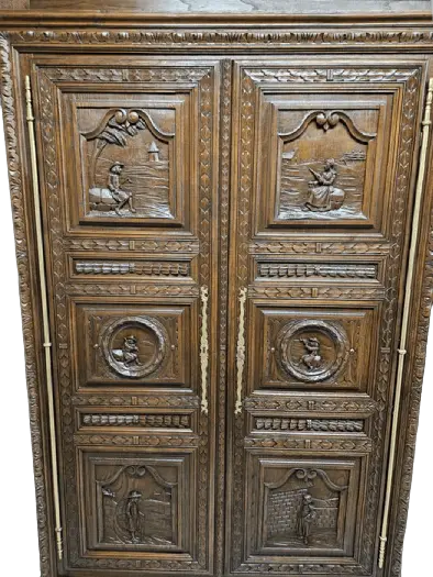 Zdjęcie Szafa Bretońska. ok 1900r po renowacji | Głęboka Sznycerka 2