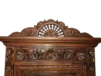 Miniaturka 5 - Bieliźniarka Bretońska. ok 1890r po renowacji | Antyk Rzeźbiona