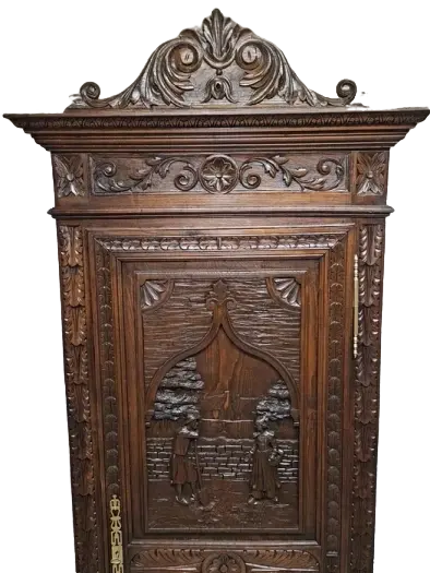 Zdjęcie Bieliźniarka Bretońska. ok 1900r po renowacji | Głęboko Rzeźbiona 3