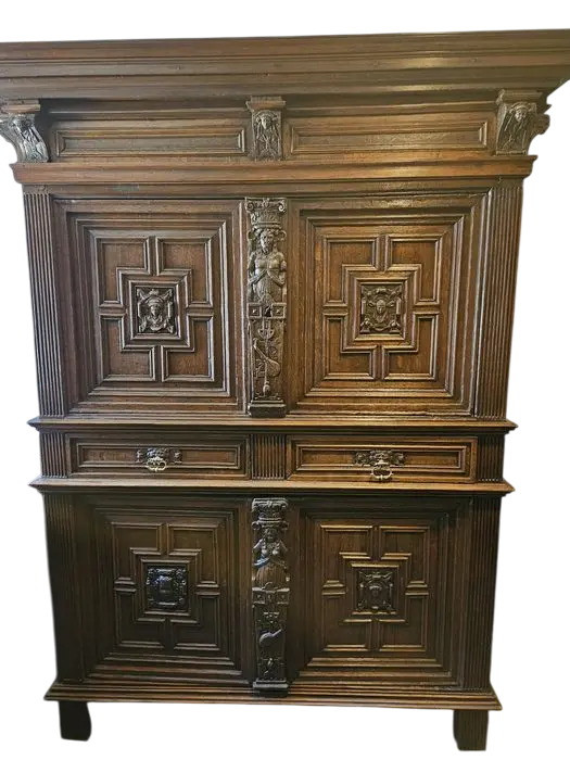 Kredens Renesansowy z XVIII w. po renowacji | Unikat, Rozbieralny