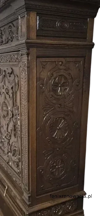 Miniaturka 6 - Kabinet Renesansowy. ok 1820 r. po renowacji | Bogato Rzeźbiony, Włoski 